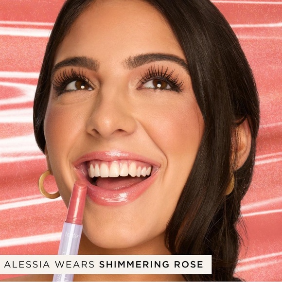 Shimmering Rose Tarte Maracuja Juicy Lip Vinyl Shimmering Rose Brand New in Box - Picture 4 of 13